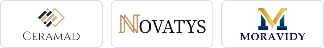 Novatys · Ceramad · Moravidy